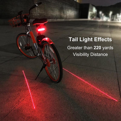 The Osloh LED Wireless Bike Tail Light