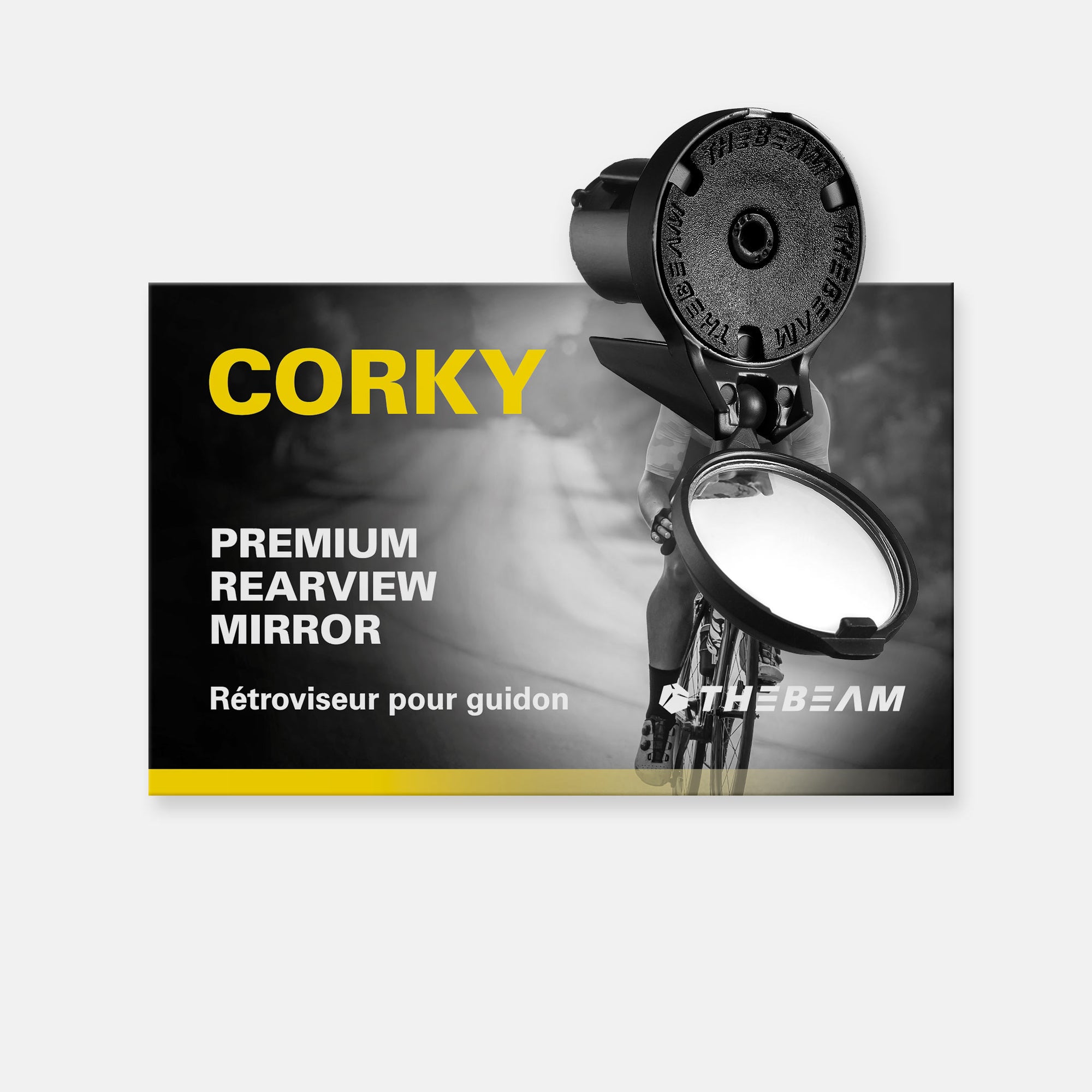 corky rennrad spiegel The Beam CORKY Bike Mirror