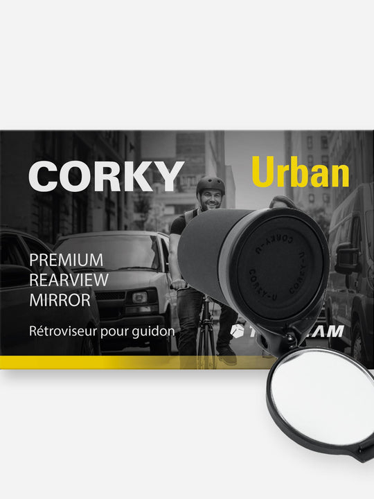 The Beam CORKY Urban Bike Mirror