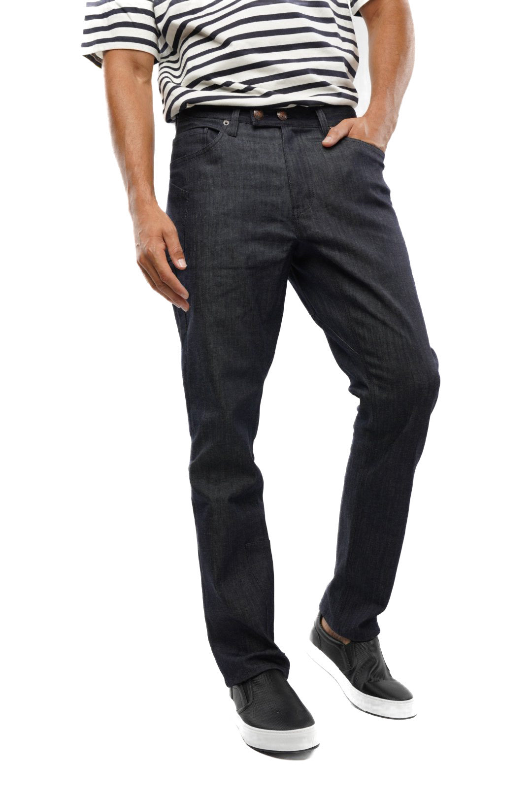 Indigo Denim Gravel Stretch Jean